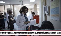Acil servislerdeki yoğunluğun nedeni belli oldu