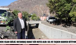 Erzurum’da sel riskine karşı dere ıslahı tamamlandı
