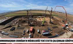 Erzurum’un 20 bin kişilik yeni stadında inşaat devam ediyor