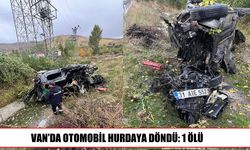 Van’da takla atan otomobil hurdaya döndü: 1 ölü, 1 yaralı