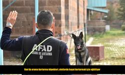 Van’da arama kurtarma köpekleri afetlere hazırlanıyor