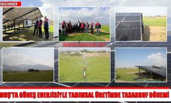 Muş’ta güneş enerjili sulama dönemi: Çiftçinin yakıt maliyeti sıfıra indi