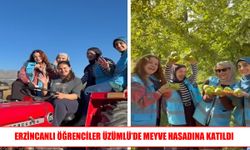 Erzincanlı öğrenciler hasat deneyimi yaşadı