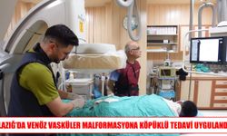 Elazığ’da damar yumağına köpüklü tedavi yöntemi