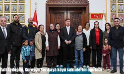 Vali Aydoğdu, Kureyşli Sarıkaya köyü sakinlerini ağırladı
