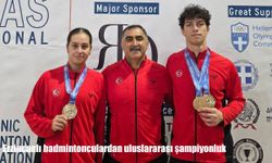 Erzincanlı badmintonculardan uluslararası şampiyonluk
