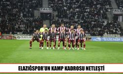 Elazığspor’un Kastamonuspor maçı kamp kadrosu açıklandı