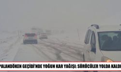 Palandöken Geçidi’nde araçlar yolda kaldı