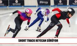 Short Track Federasyon Kupası’nda sporcular piste çıktı