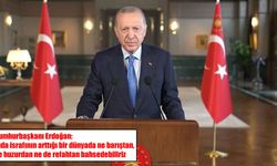 Cumhurbaşkanı Erdoğan: Gıda israfının arttığı dünyada barıştan söz edemeyiz
