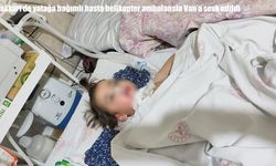 Hakkari’de kalbi duran hasta helikopter ambulansla Van’a nakledildi