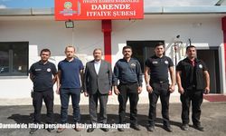 Darende’de itfaiye personeline İtfaiye Haftası ziyareti