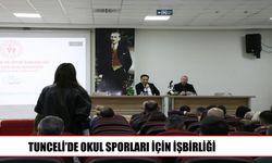 Tunceli’de okul sporları için değerlendirme toplantısı