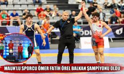 MAUN’lu sporcudan Balkan Şampiyonası’nda altın madalya