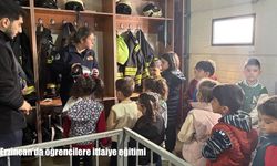 Erzincan’da öğrencilere itfaiye eğitimi