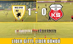 Muşspor liderliğini 3 puanla sürdürdü: 1-0