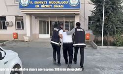 Iğdır'da kaçak alkol ve sigara operasyonu: 286 ürün ele geçirildi
