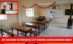 Muş’taki tek öğrencili okuldan sıcak bir öykü