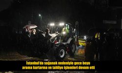 İstanbul'da sağanak nedeniyle gece boyu arama kurtarma ve tahliye işlemleri devam etti