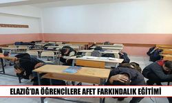 Elazığ’da lise öğrencileri afetlere karşı bilinçlendirildi