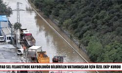 AFAD’dan selde kaybolan vatandaşlar için özel ekip
