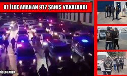 Muş’un da aralarında bulunduğu 81 ilde operasyon: 912 şahıs yakalandı