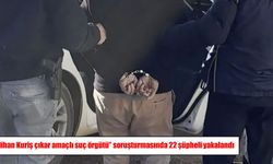 Alihan Kuriş suç örgütü soruşturmasında 22 gözaltı