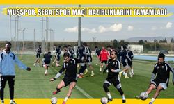 Muşspor, Sebatspor maçına hazır