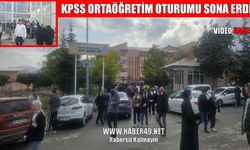 Muş’ta KPSS ortaöğretim heyecanı sona erdi