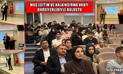 Muş Eğitim ve Kalkındırma Vakfı'ndan bursiyerlere yeni dönem müjdesi