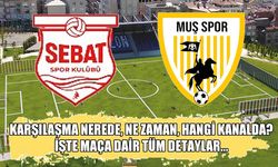 Muşspor-Sebatspor karşılaşması nerede, ne zaman, hangi kanalda?