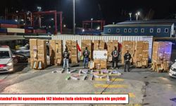 İstanbul’da elektronik sigara operasyonu: 142 bin 100 cihaz ele geçirildi