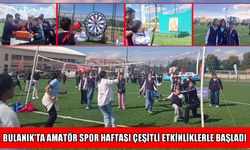 Bulanık’ta Amatör Spor Haftası heyecanı başladı