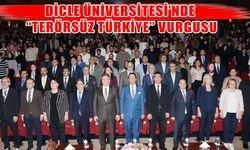 Dicle Üniversitesi’nde Yeni Dönemin İlk Dersi: Terörsüz Türkiye ve Kardeşlik