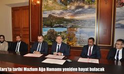 Kars’ta tarihi yapı için önemli adım: Mazlum Ağa Hamamı restore edilecek