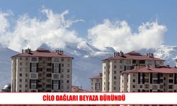 Hakkari’de Cilo Dağları’na mevsimin ilk karı yağdı