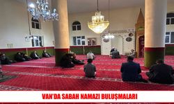 Van’da cami cemaatinden sabah namazı buluşması