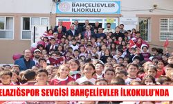 Elazığspor’dan Bahçelievler İlkokulu’nda forma sürprizi