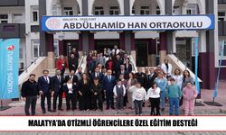 Malatya’da otizmli öğrencilerin eğitimine destek