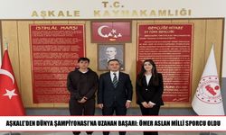 Aşkale’nin genç atleti Ömer Aslan milli formayı giyecek