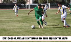Kars 36 Spor’dan kupada kritik galibiyet: 1-0