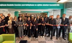 Çağlayan Anadolu Lisesine yeni kütüphane ve eğitim alanları kazandırıldı