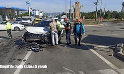 Bingöl'de trafik kazası: 5 yaralı