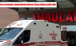 Görev sırasında rahatsızlanan Uzman Çavuş Güneş şehit oldu