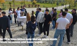 Van YYÜ'de 'Dünya Göçmen Kuşlar Günü'nde anlamlı etkinlik