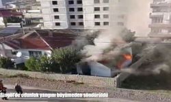 Bingöl’de odunluk yangını büyümeden söndürüldü