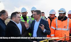 Erzurum’da yeni stadyum inşaatında inceleme