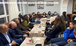 Ankara’da Erzurumlu gençler aynı sofrada buluştu