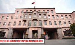 MSB: Son bir haftada 1 PKK'lı terörist daha teslim oldu