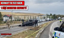Korkut’ta feci kaza: 1 ölü, 2 yaralı